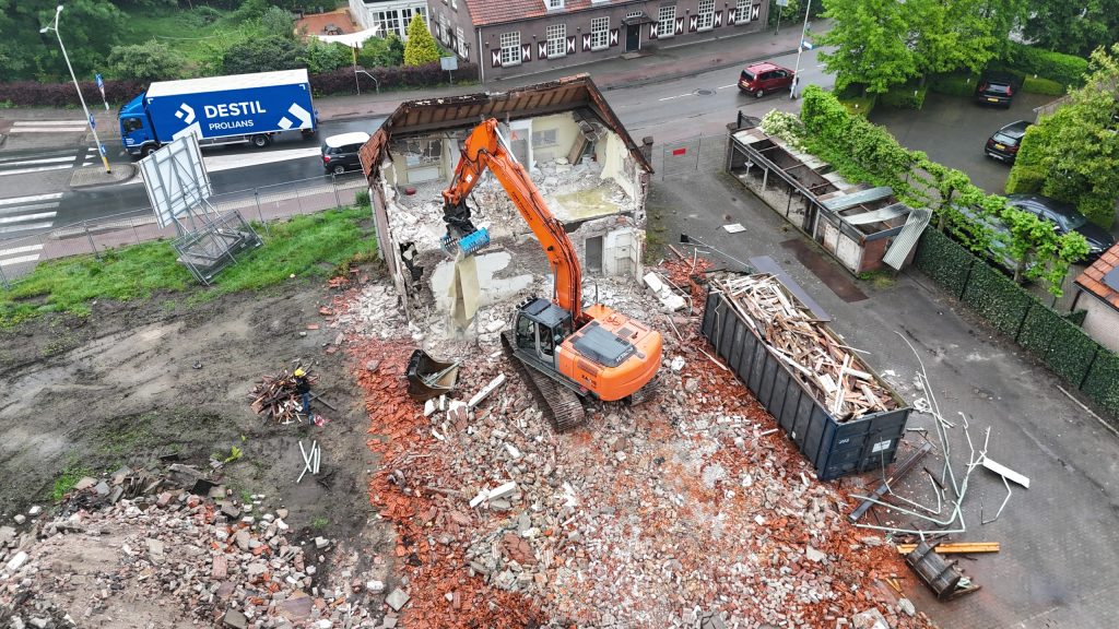 Sloop- en grondwerk voor supermarkt